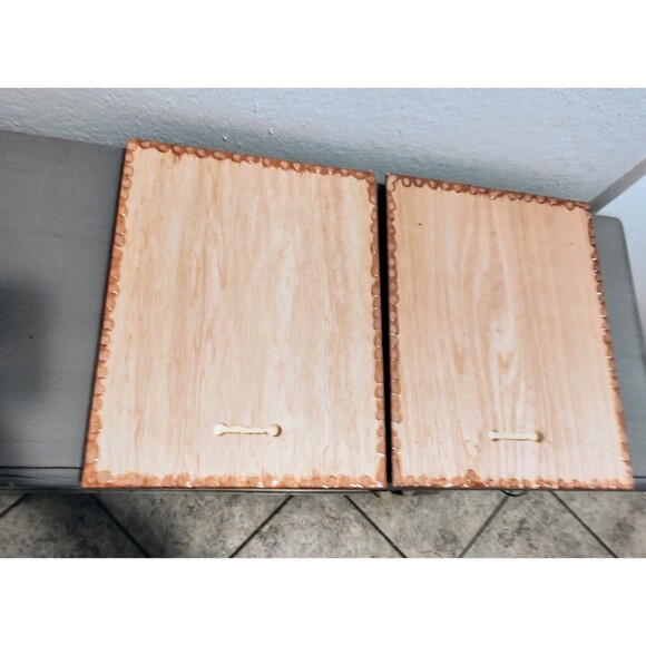 Vintage Walt Disney Mickey and Minnie Mouse plaques Gold On Wood Fast Shipping - Picture 8 of 16